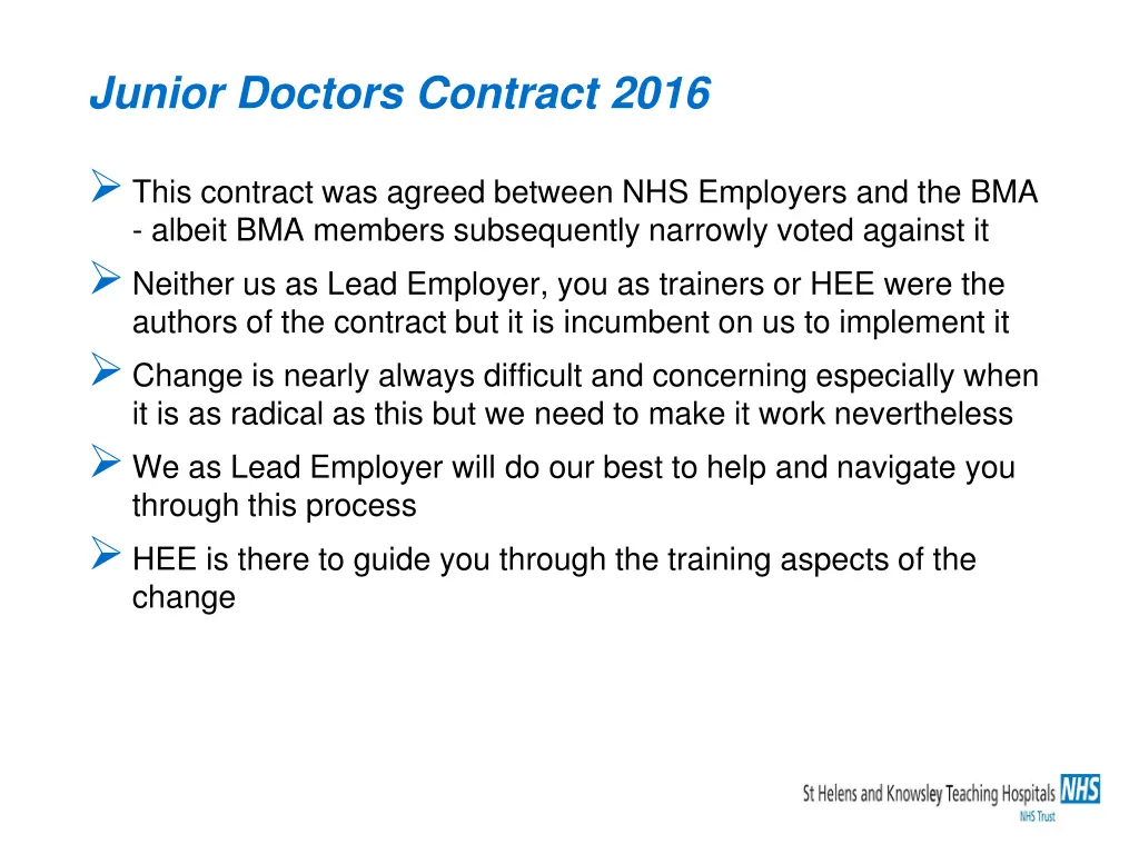 junior doctors contract 2016