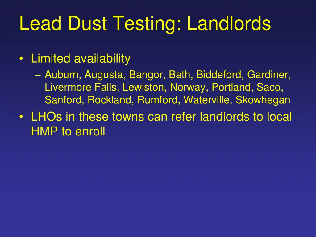 lead dust testing landlords 1