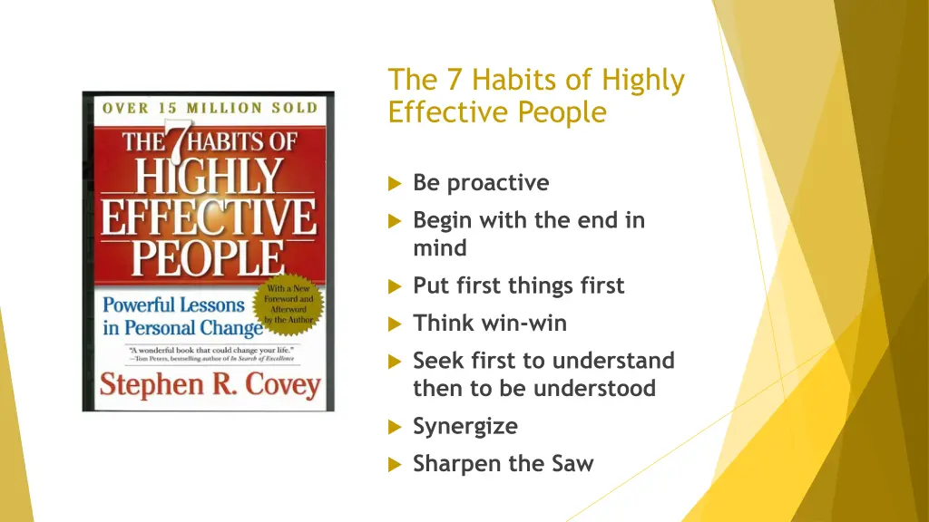 the 7 habits of highly effective people