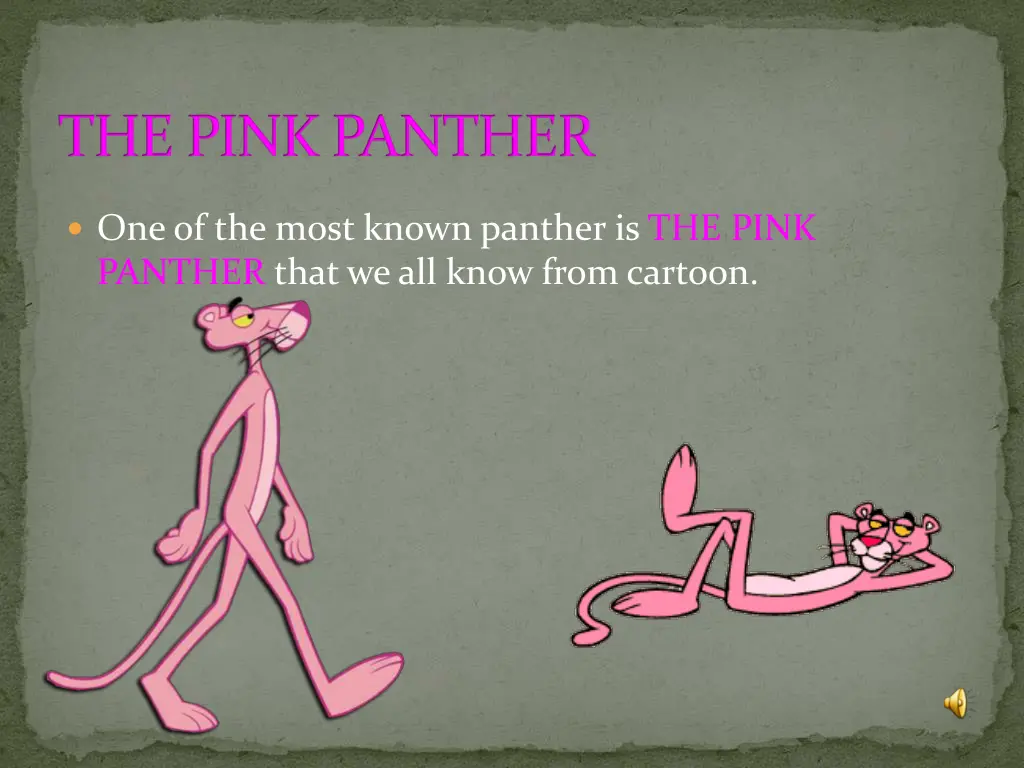 the pink panther