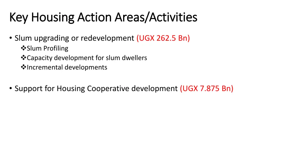 key housing action areas activities key housing