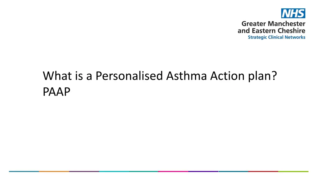 what is a personalised asthma action plan paap