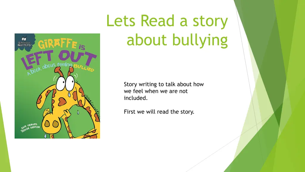 lets read a story about bullying