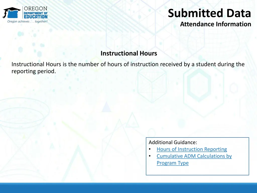 submitted data attendance information 12