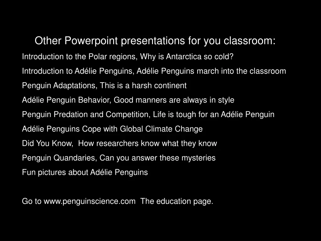 other powerpoint presentations for you classroom