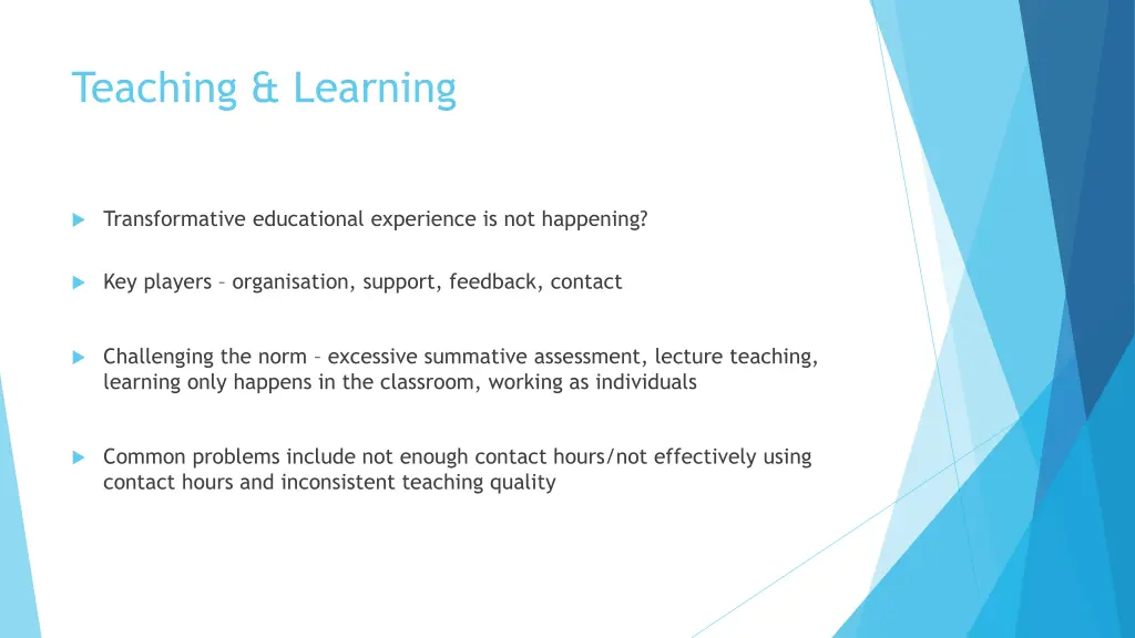 teaching learning