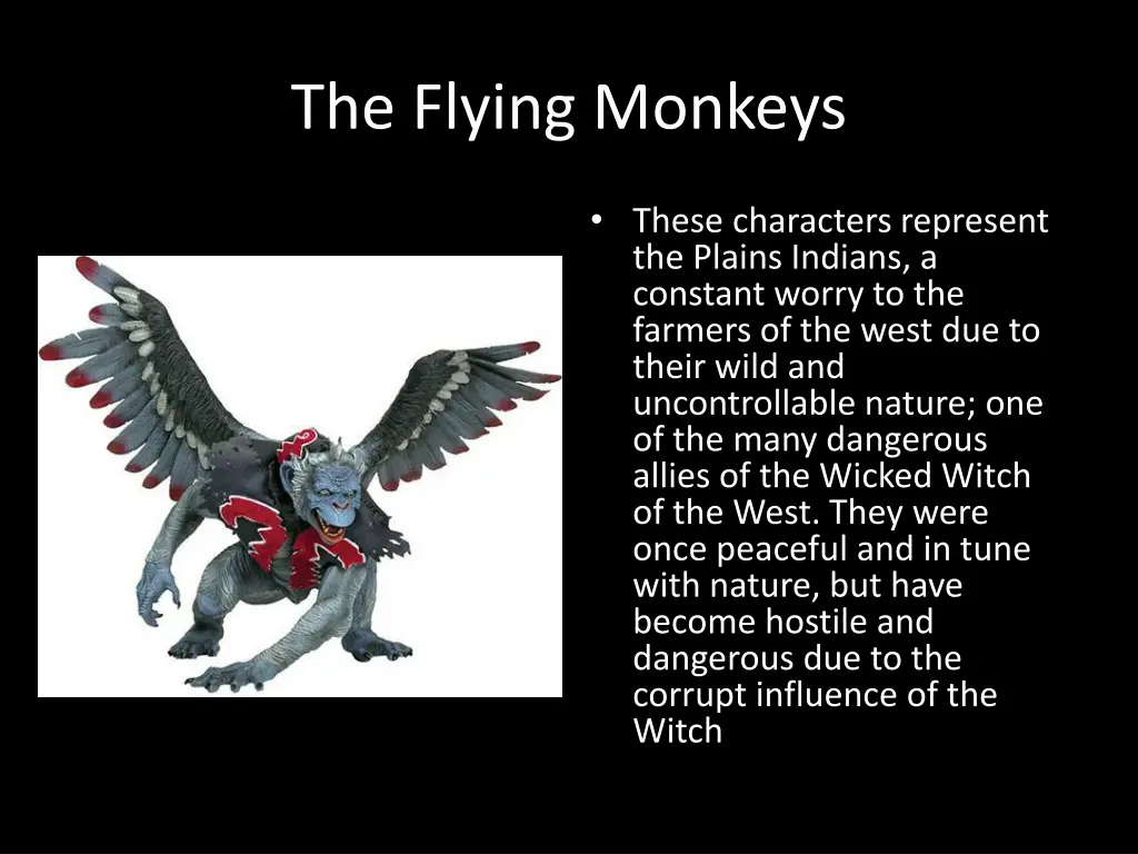 the flying monkeys