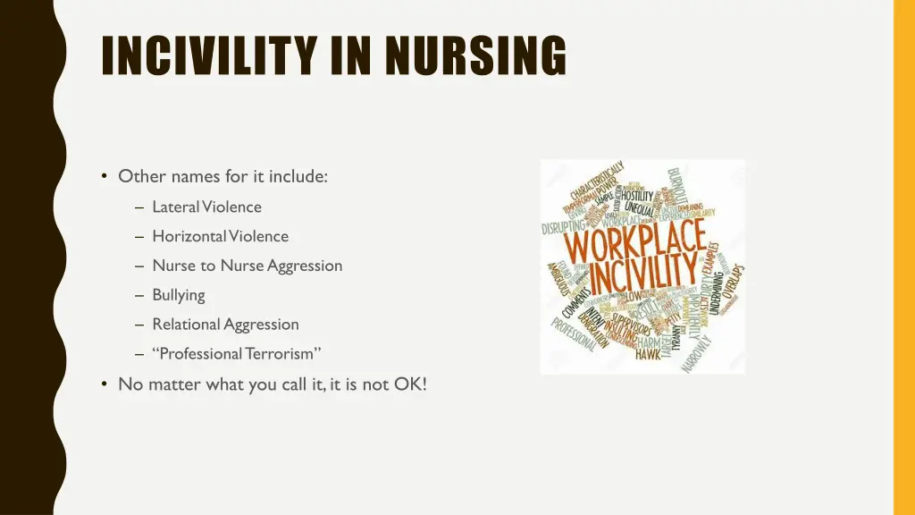 incivility in nursing 1