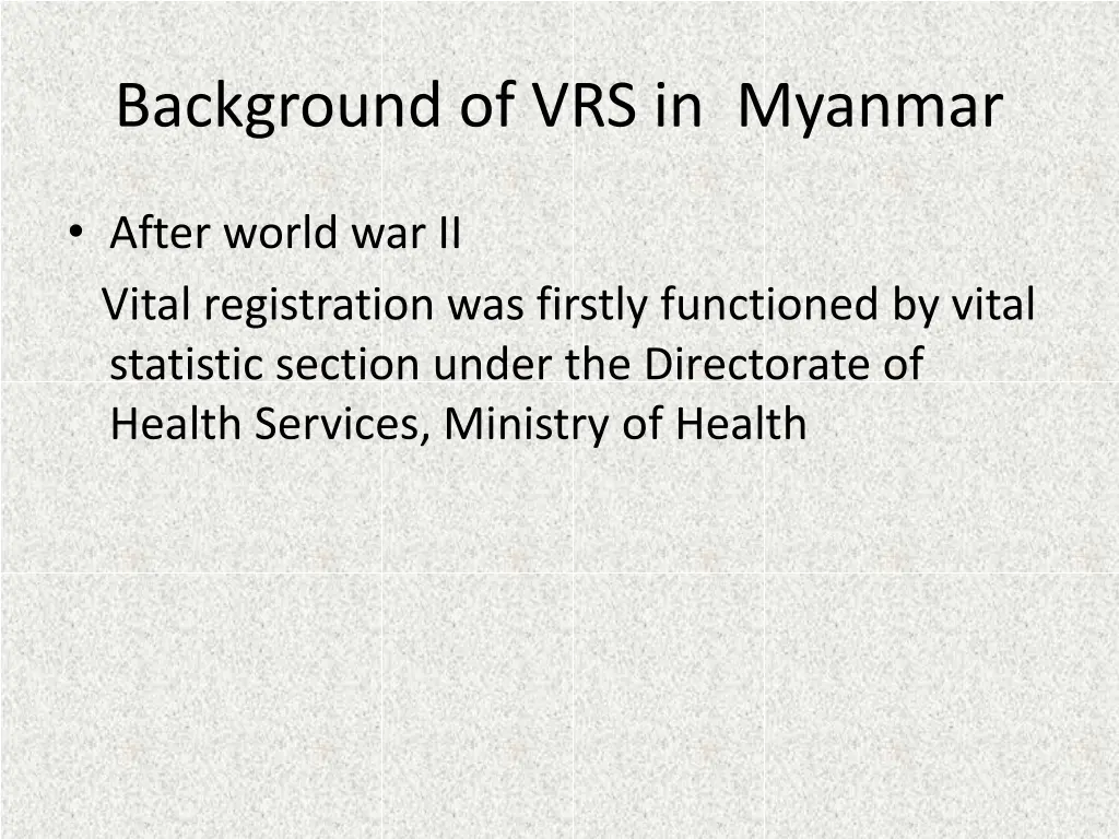 background of vrs in myanmar 3