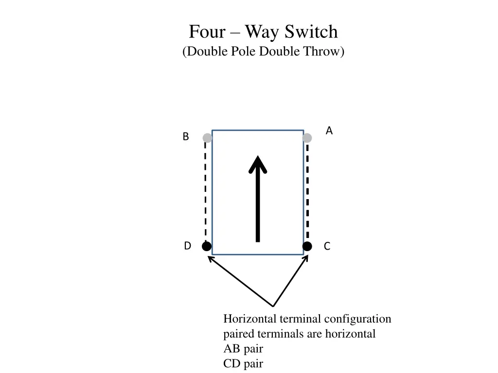 four way switch double pole double throw