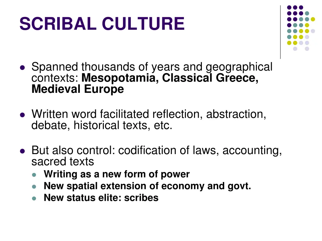 scribal culture