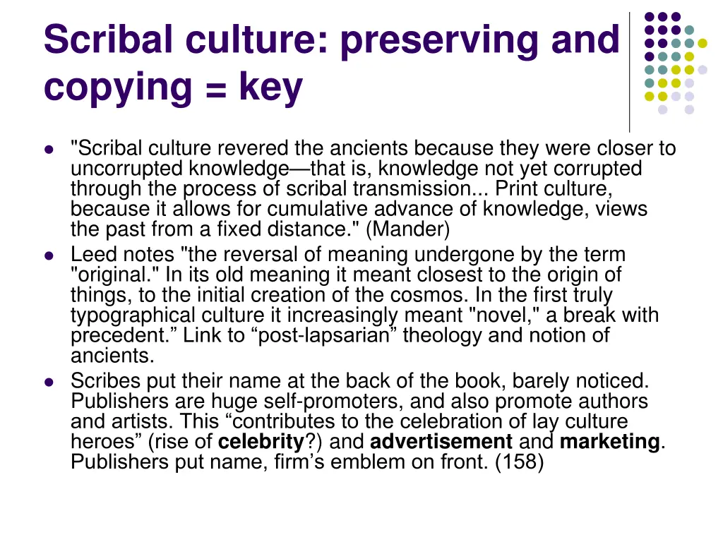 scribal culture preserving and copying key