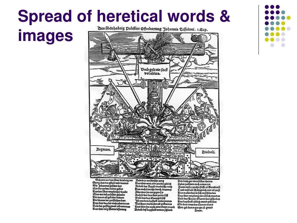 spread of heretical words images