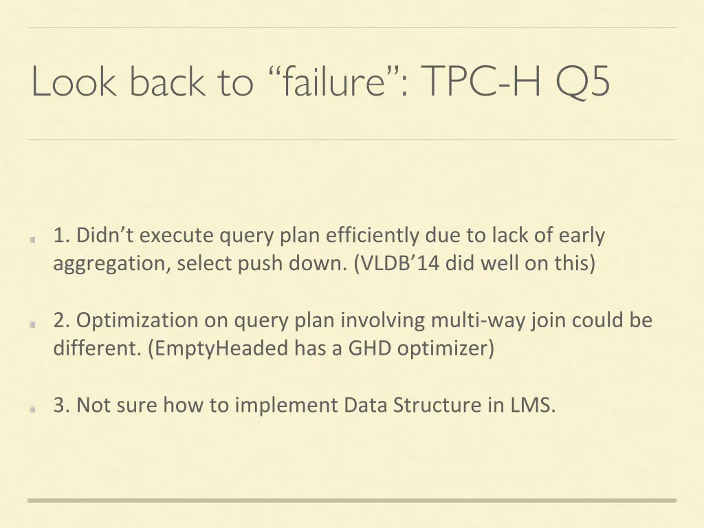 look back to failure tpc h q5 2