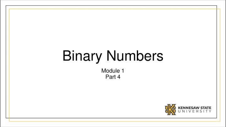 binary numbers