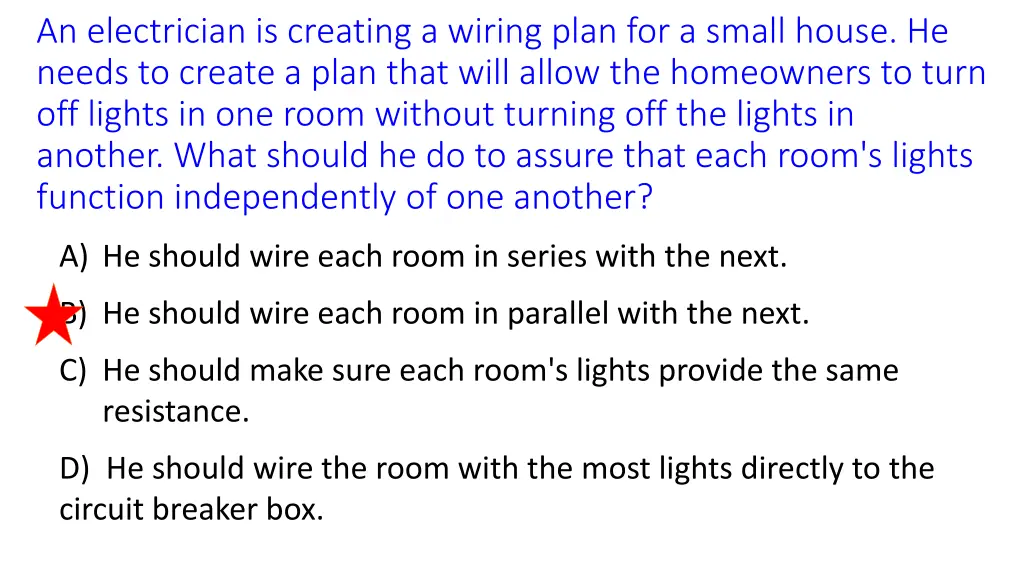 an electrician is creating a wiring plan