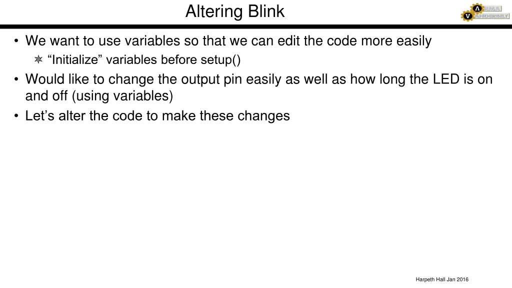 altering blink