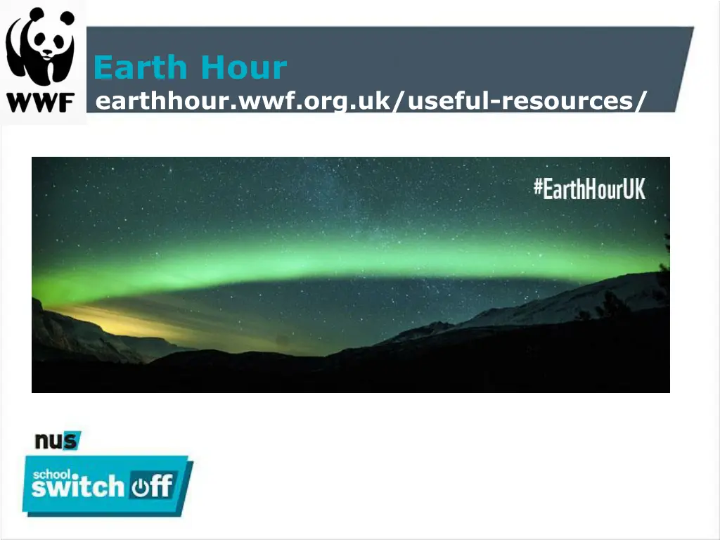 earth hour earthhour wwf org uk useful resources