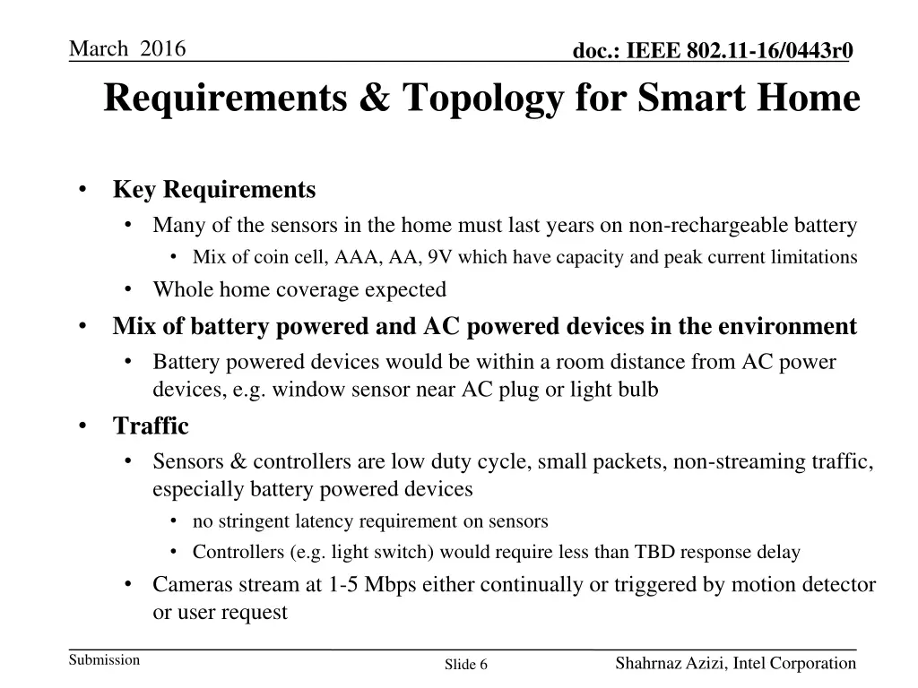 march 2016 requirements topology for smart home