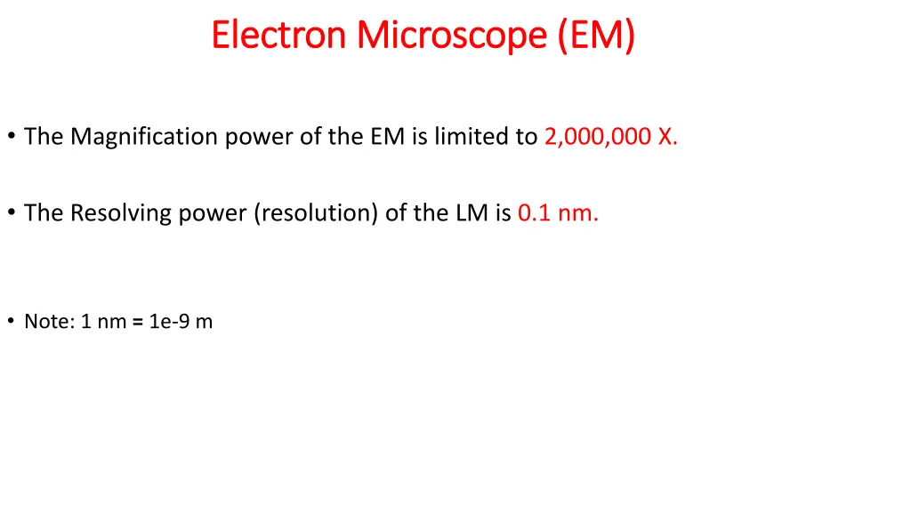 electron microscope em electron microscope em