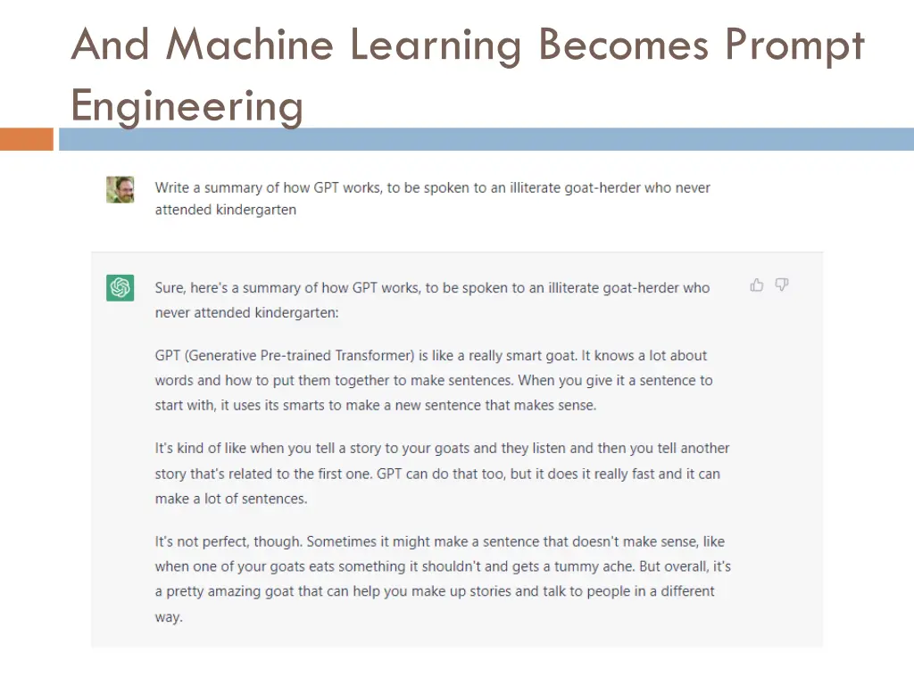 and machine learning becomes prompt engineering 2