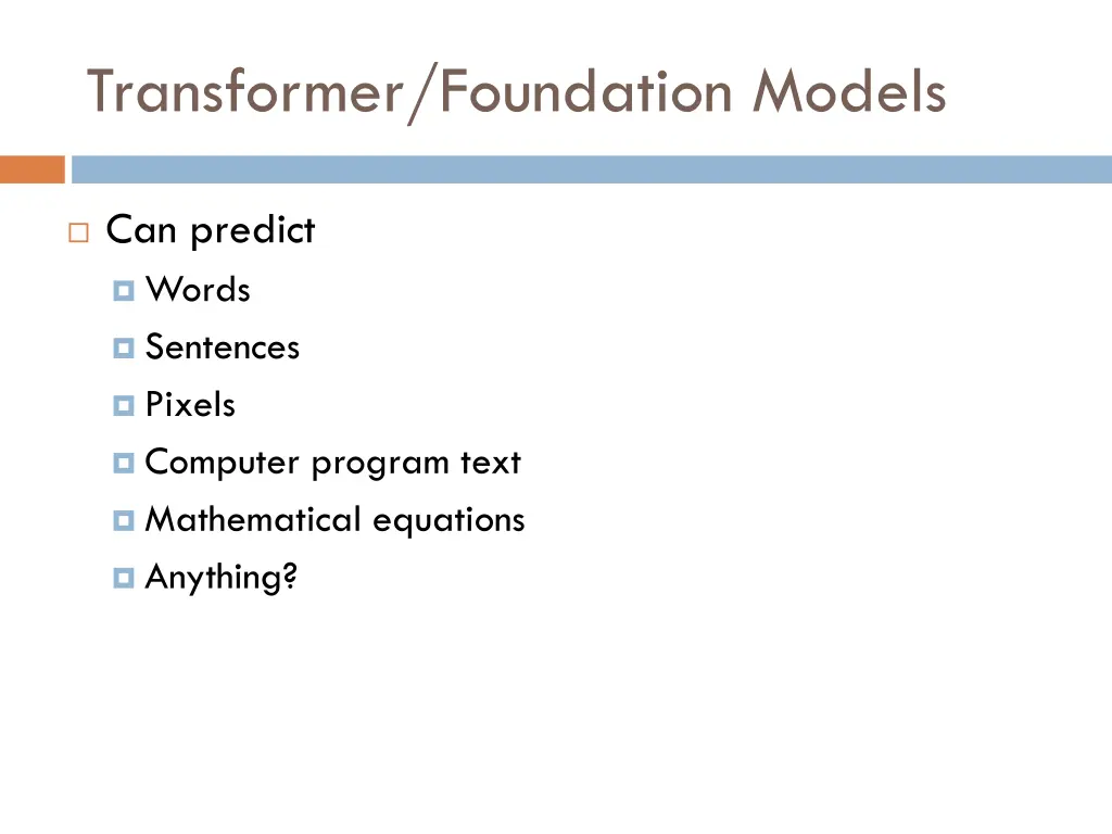 transformer foundation models 1