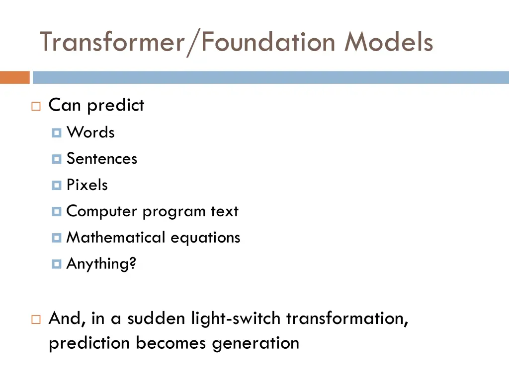 transformer foundation models 2