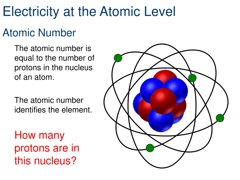 electricity at the atomic level 2