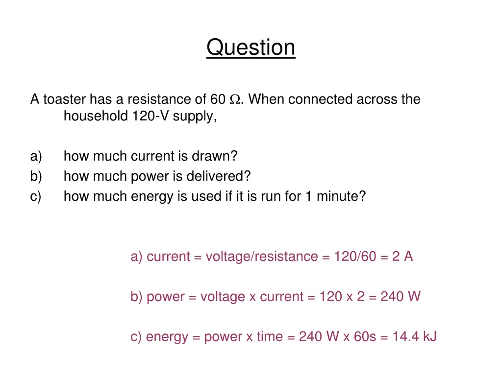 question 1