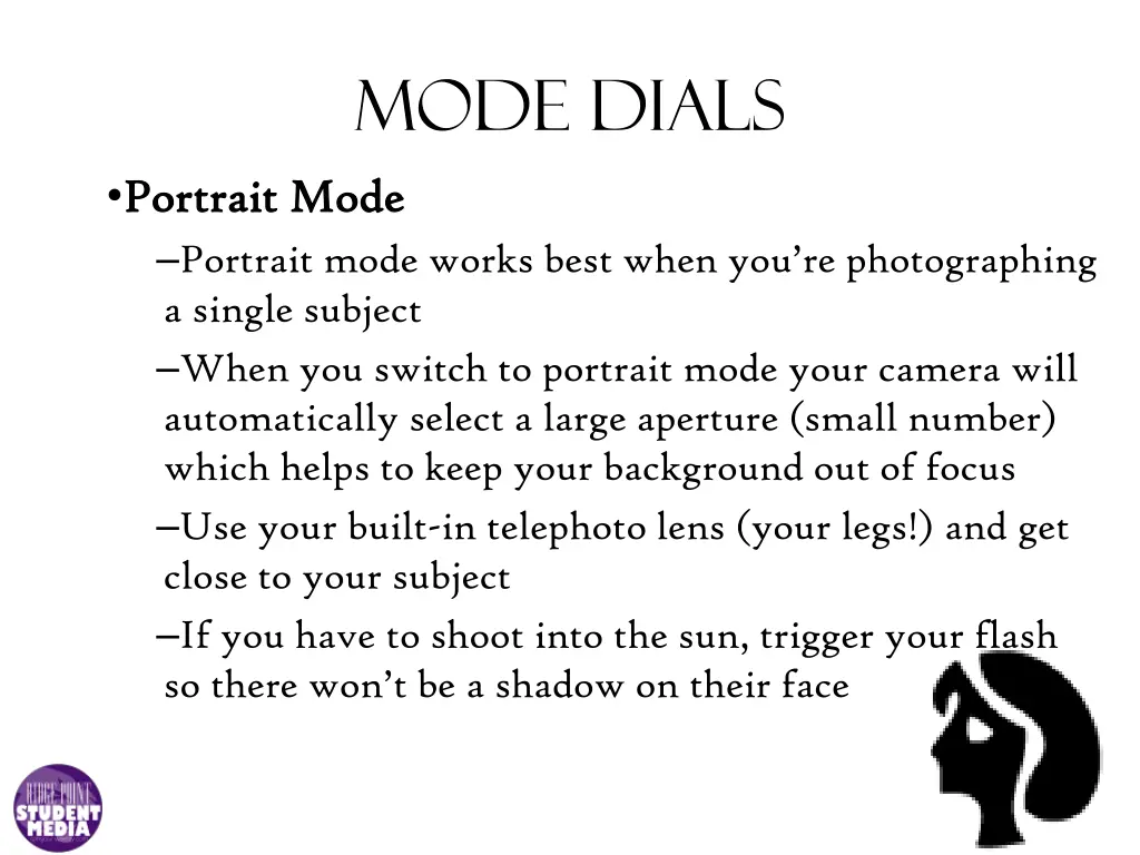 mode dials