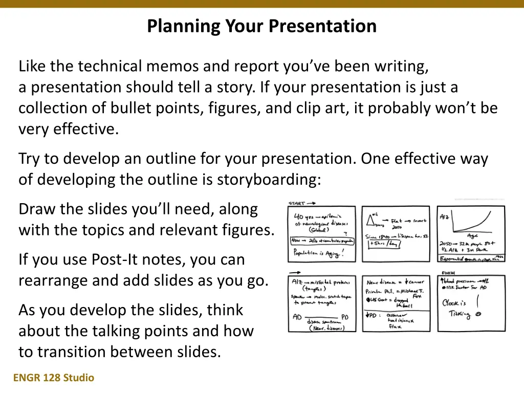 planning your presentation