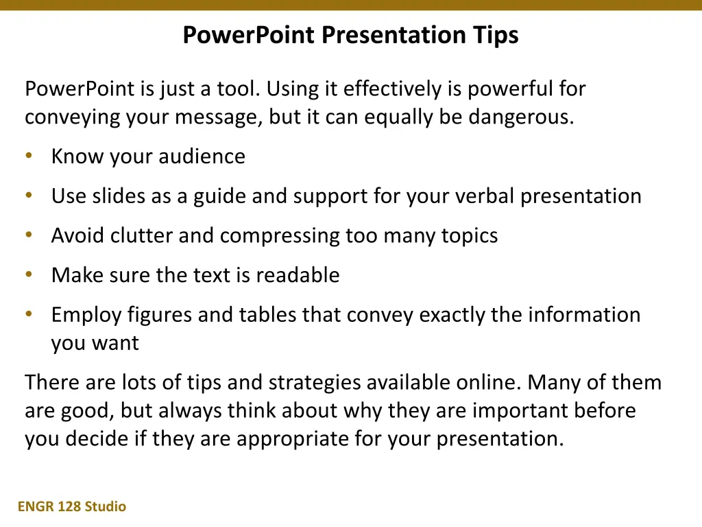 powerpoint presentation tips