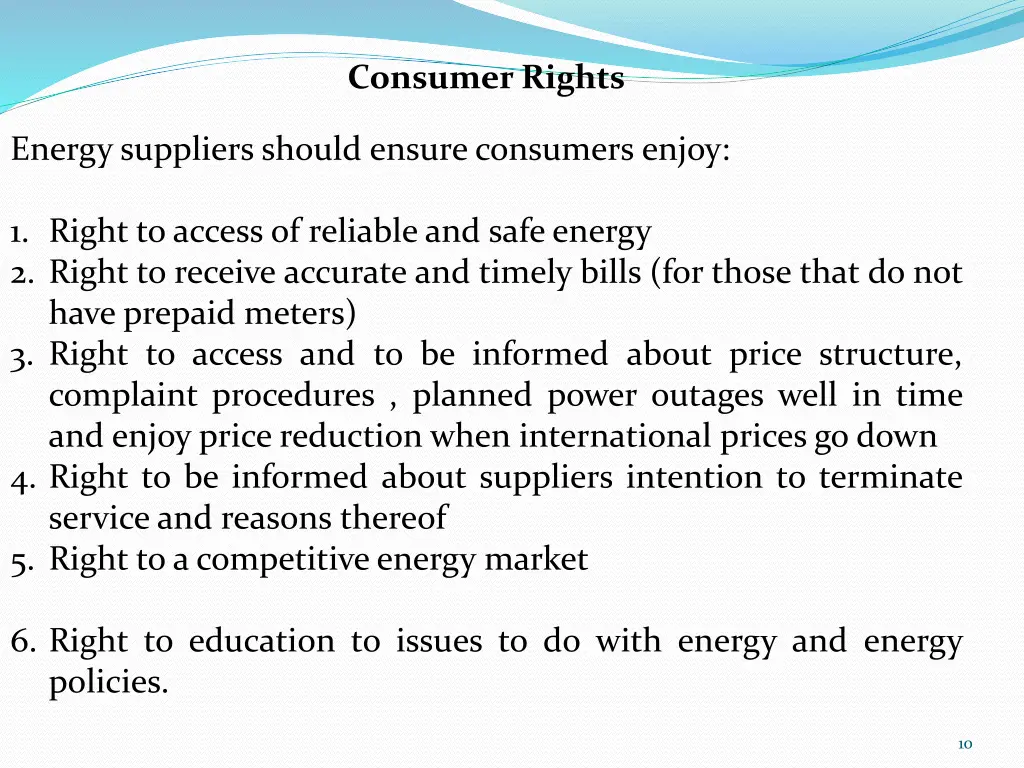 consumer rights