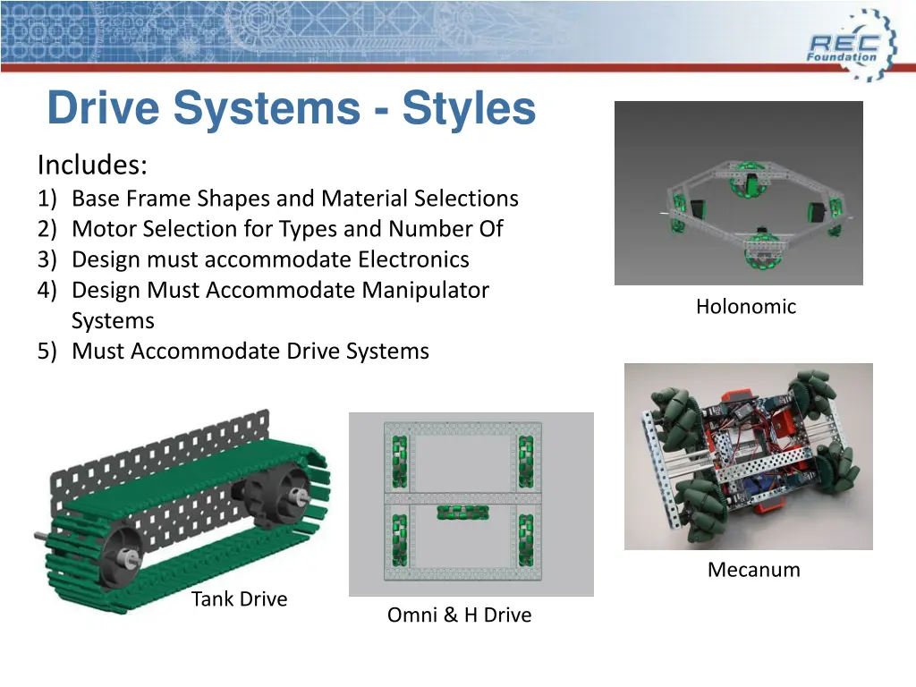 drive systems styles