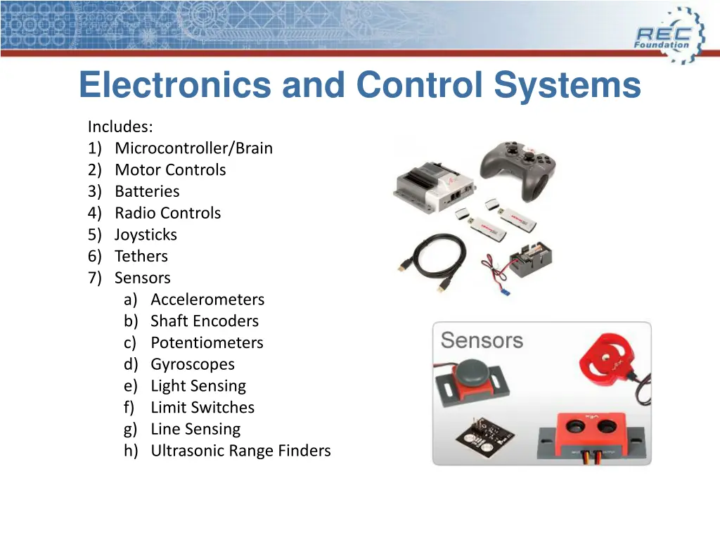 electronics and control systems