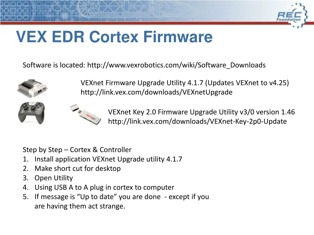 vex edr cortex firmware