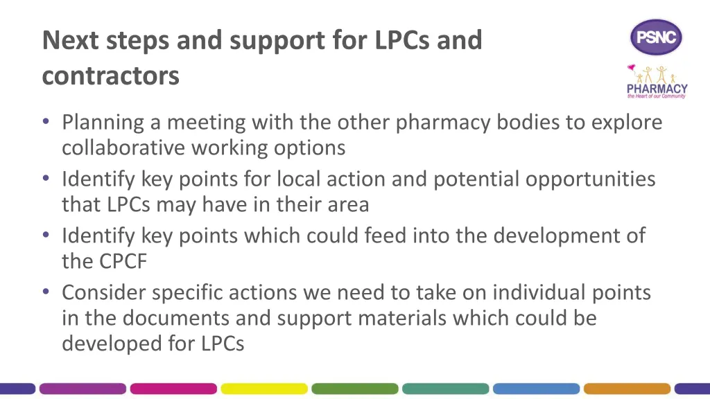 next steps and support for lpcs and contractors