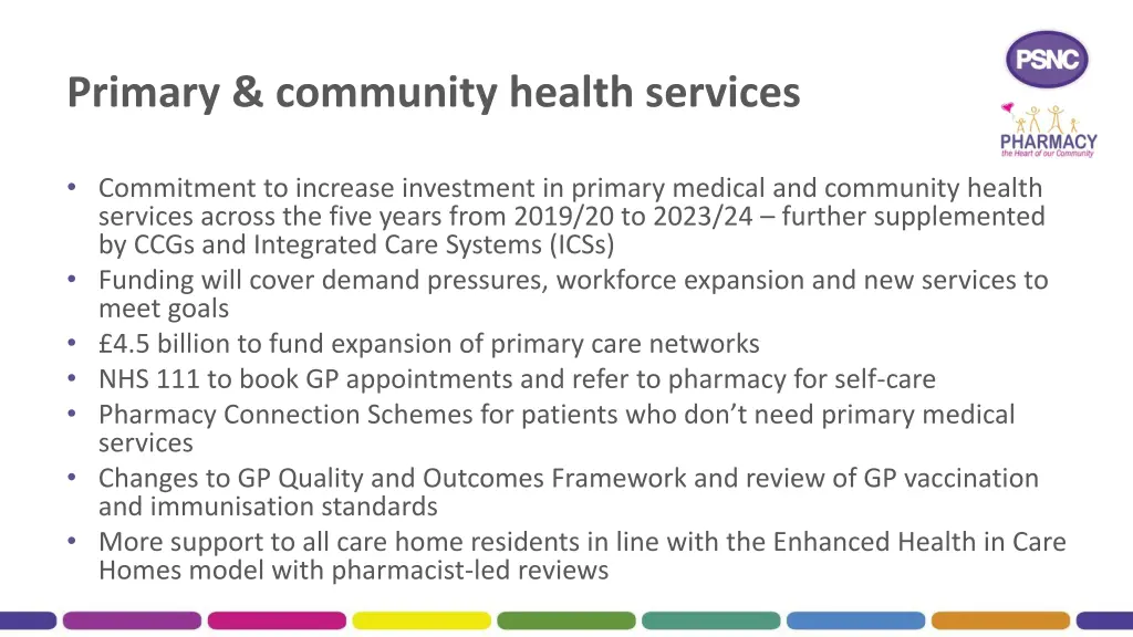 primary community health services