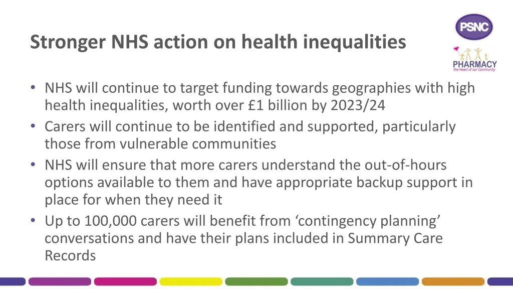 stronger nhs action on health inequalities