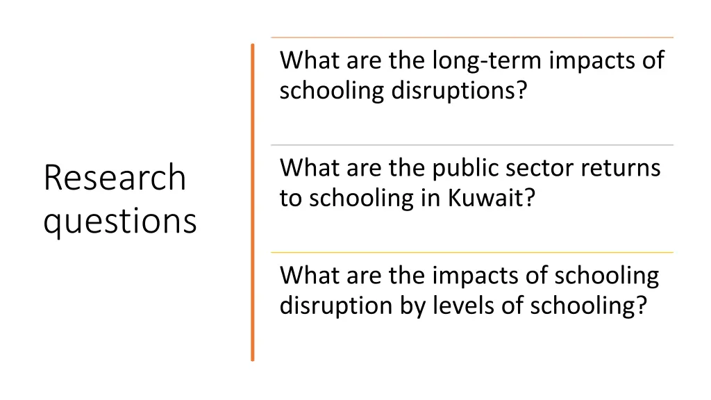 what are the long term impacts of schooling