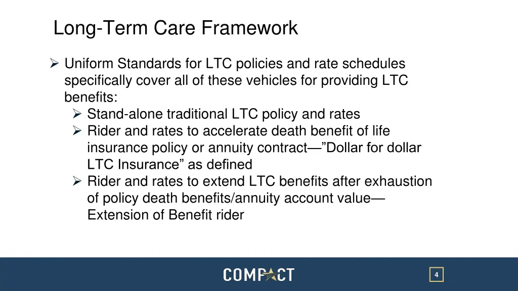 long term care framework 2