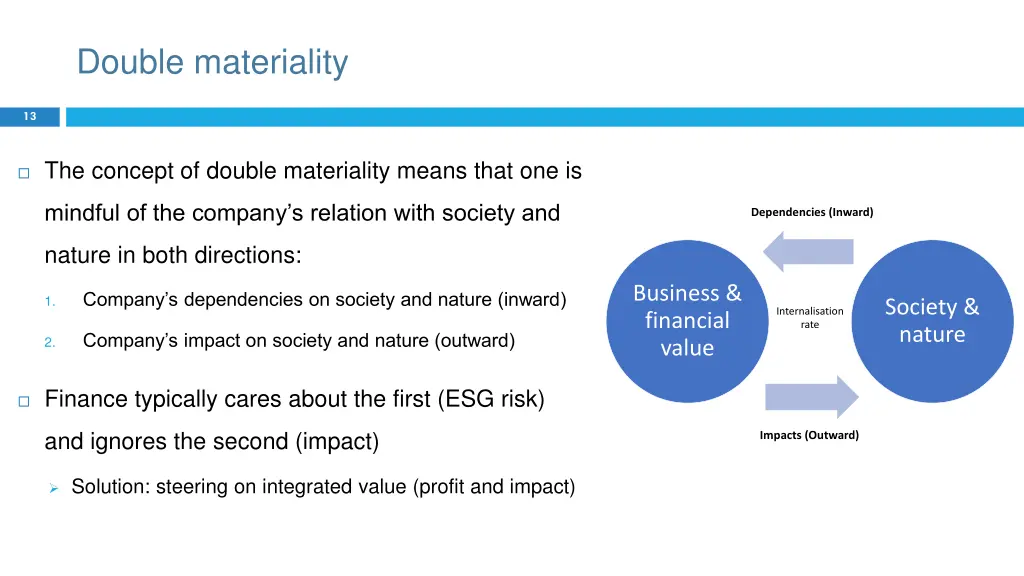 double materiality