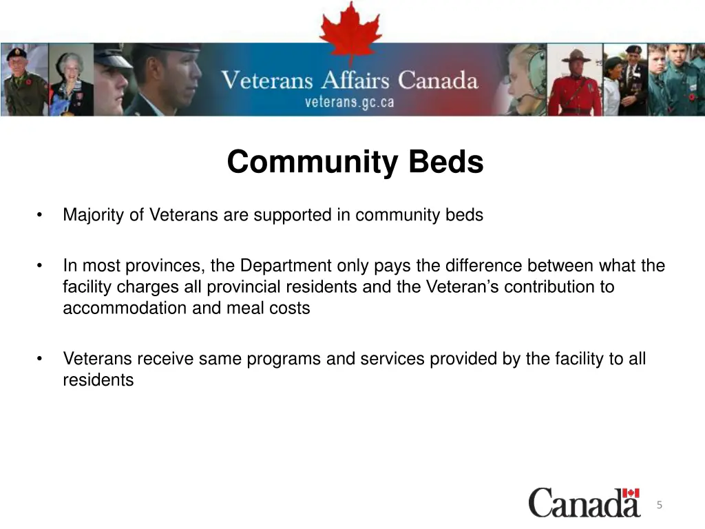 community beds