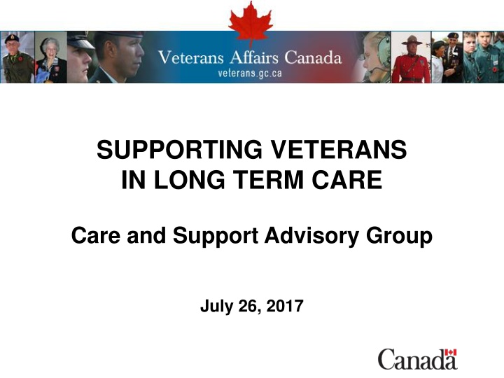 supporting veterans in long term care