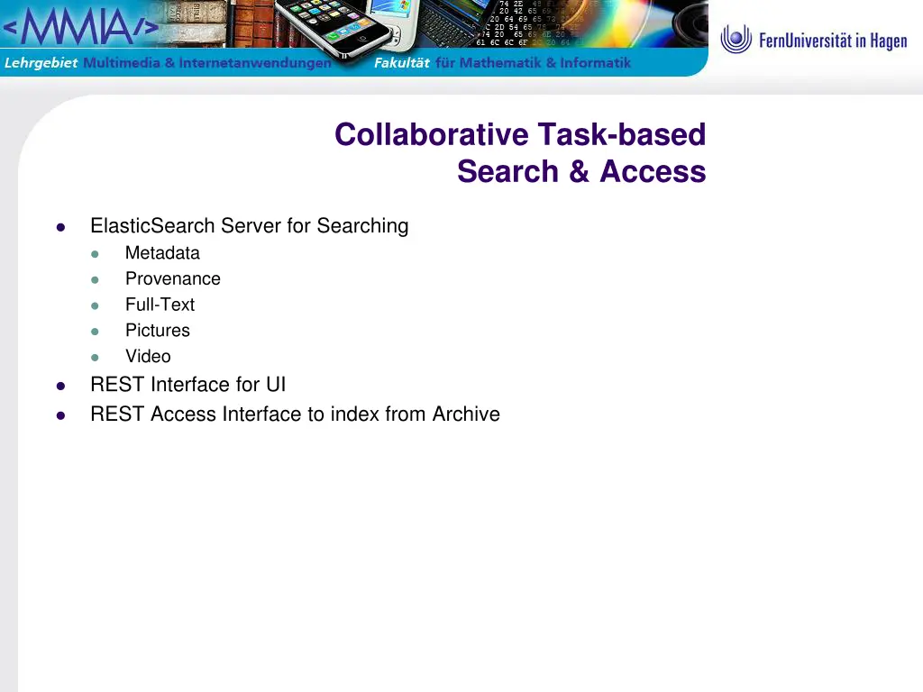 collaborative task based search access