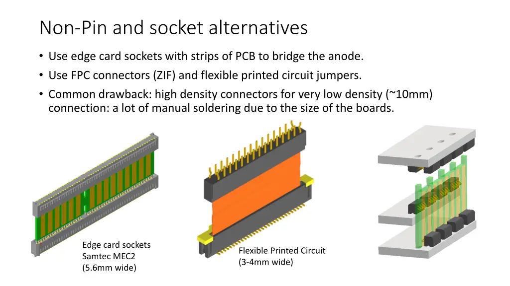 non pin and socket alternatives