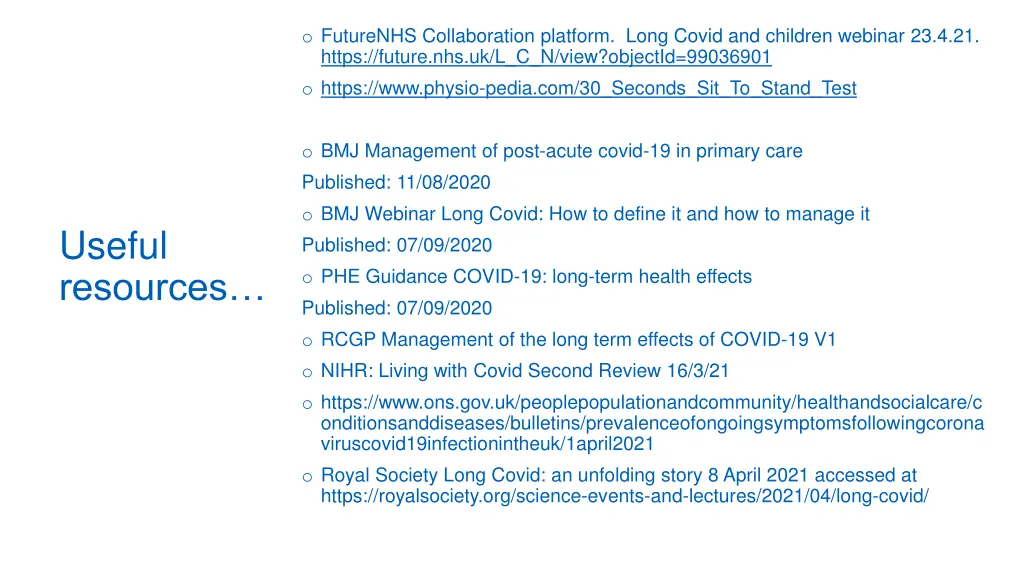 o futurenhs collaboration platform long covid