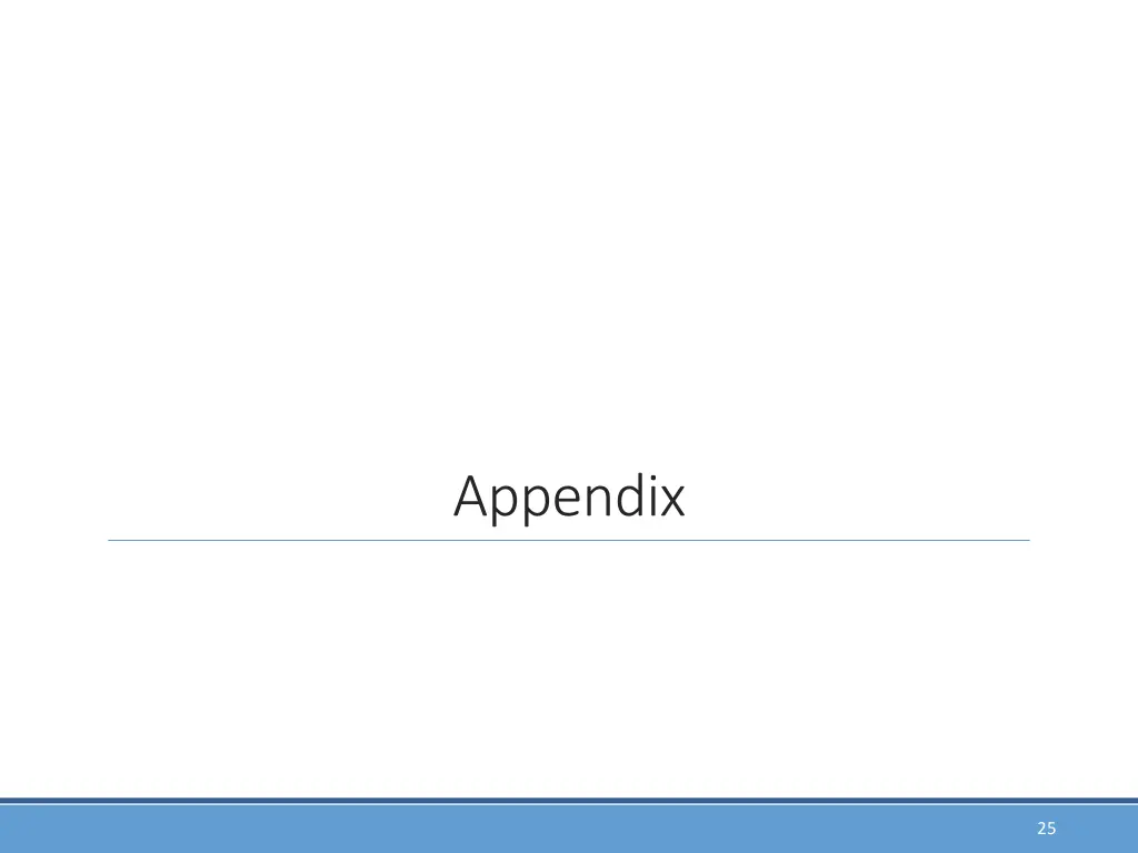 appendix