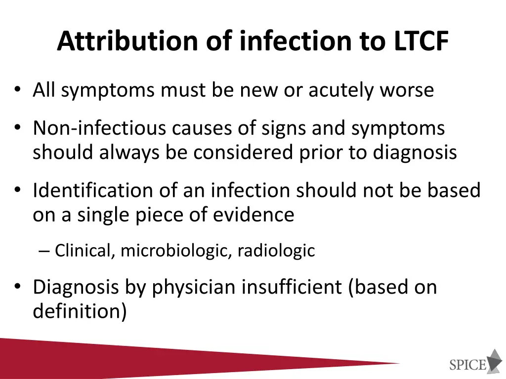 attribution of infection to ltcf 1