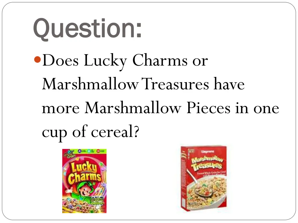 question question does lucky charms